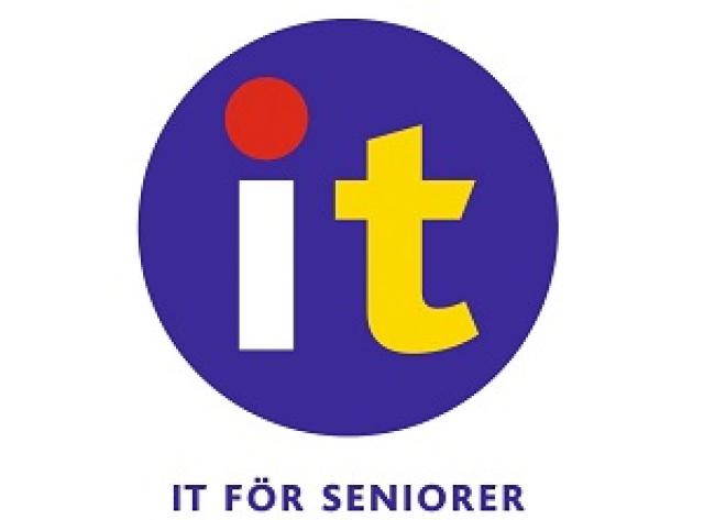It-verksamhetens logo med texten it, IT FÖR SENIORER